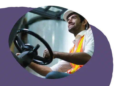 Forklift driver